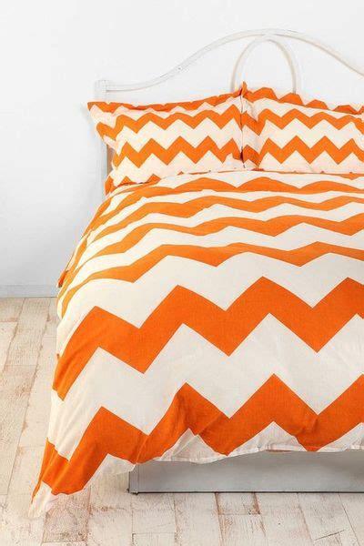 Find a collection of curated orange comforters, duvet covers, and quilts in shades of orange. Orange chevron bedding.. with navy walls? / For College ...