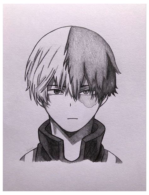 Shoto Todoroki Fanart Pencil Sketch Lupiart On Instagram Anime