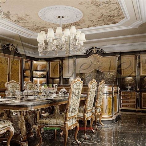 Classic Luxury Bespoke Italian Kitchen Fixed Furniture Handmade