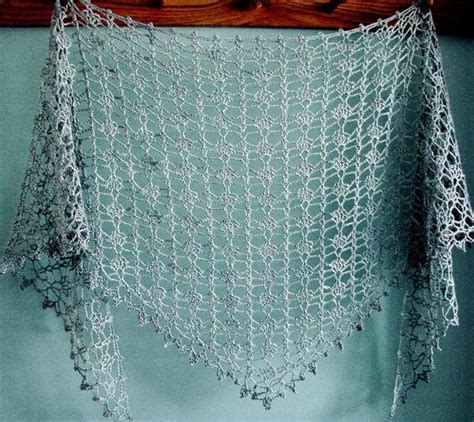 stylish easy crochet crochet lace shawl for summer pattern