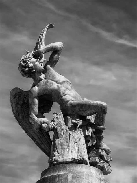 Der Gefallene Engel Von Ricardo Bellver 1877 Madrid Fallen Angel