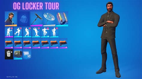 My Og Fortnite Account Locker Tour Youtube