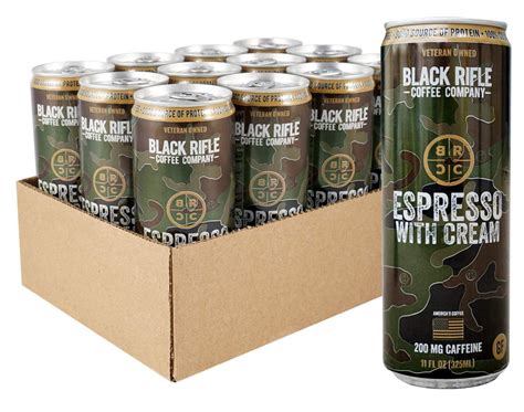 Black Rifle Coffee Rtd Espresso With Cream 12 Count