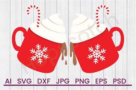 Hot Chocolate Svg Dxf File Cuttatable File