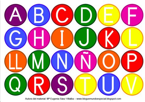 Completa colección de abecedarios para imprimir y colorear