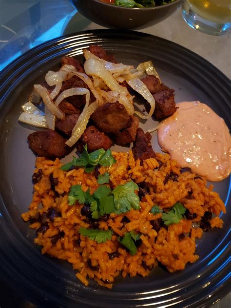 In the puerto rican tradtion, pigeon rice—also known as arroz con gandules—is made with everything. Homemade Puerto Rican fried pork chunks with mayoketchup ...