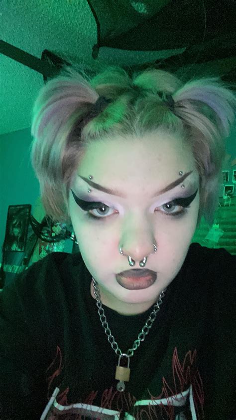 Got Both My Eyebrows Pierced Yesterday Again And Stretched My Septum