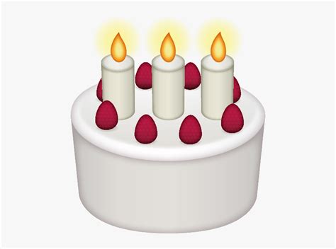 Birthday Cake Iphone Emoji Hd Png Download Kindpng