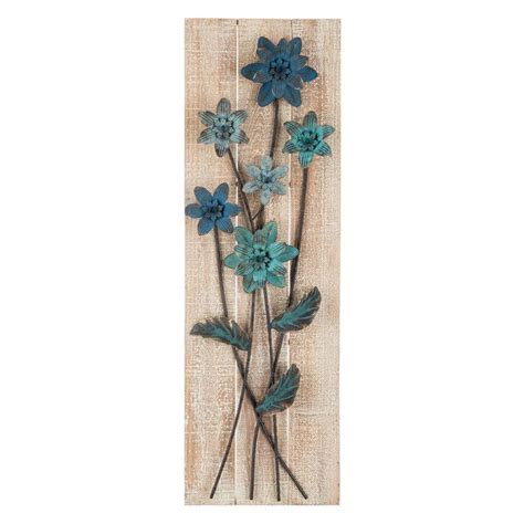Blue And Turquoise Metal Flower Wall Decor Hobby Lobby 1299478