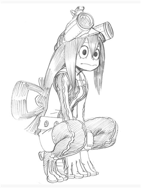 My Hero Academia Froppy Poster By Snailhunter Redbubble