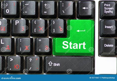 Keyboard Start Stock Image Image Of Computer Sign Numbers 5571067