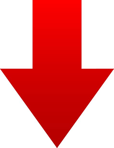 Red Arrow Down Png And Free Red Arrow Downpng Transparent Images 44986