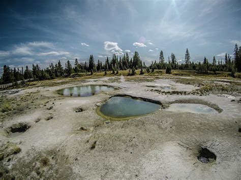 Yellowstone West Thumb Geyser Basin Photograph By Alex Grichenko