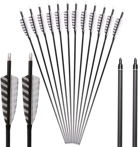 Huntingdoor Archery Carbon Arrows 32inch For Compound And