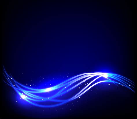 Abstract Blue Glow Background Free Vector Download Freeimages
