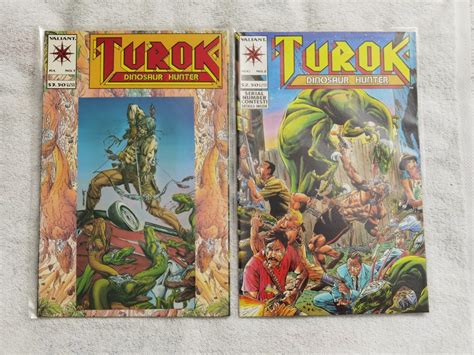 Turok Dinosaur Hunter 1993 Issue 1 2 Valiant Comics Issue 1