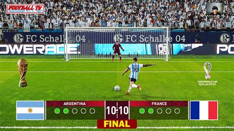 Pes 2021 Argentina Vs France Penalty Shootout Final Fifa World Cup 2022 Efootball