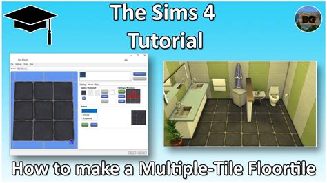 The Sims 4 Tutorial How To Make Seamless Multiple Tile Flooring Youtube