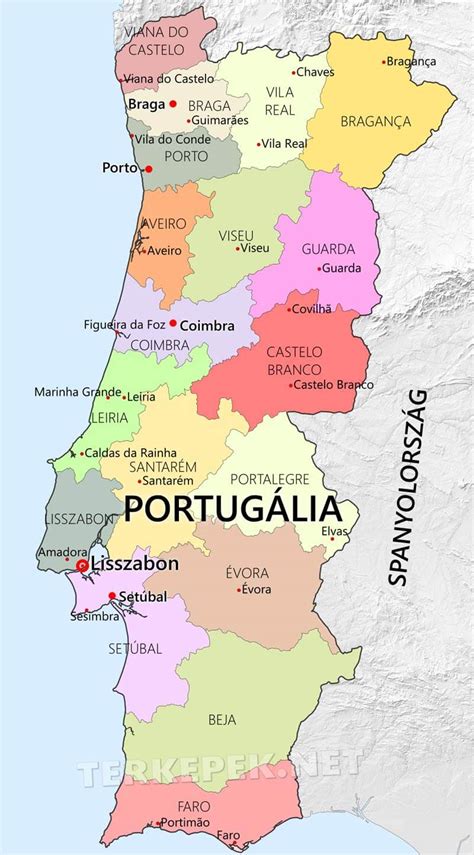 Portugália Térkép | groomania