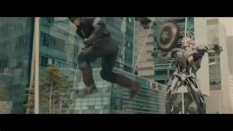 Avengers Age Of Ultron Captain America And Black Widow Vs Ultron