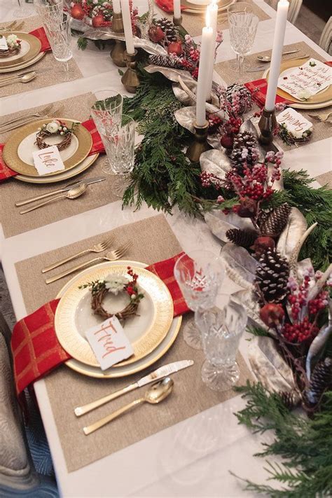 Elegant Christmas Dinner Ideas Decoration Of Elegant Tables For