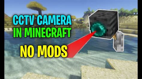 How To Add Cctv Camera In Minecraft Without Mods Youtube