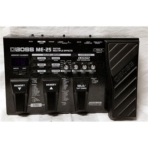 Used Boss Me25 Guitar Multi Effect Processor Guitar Center