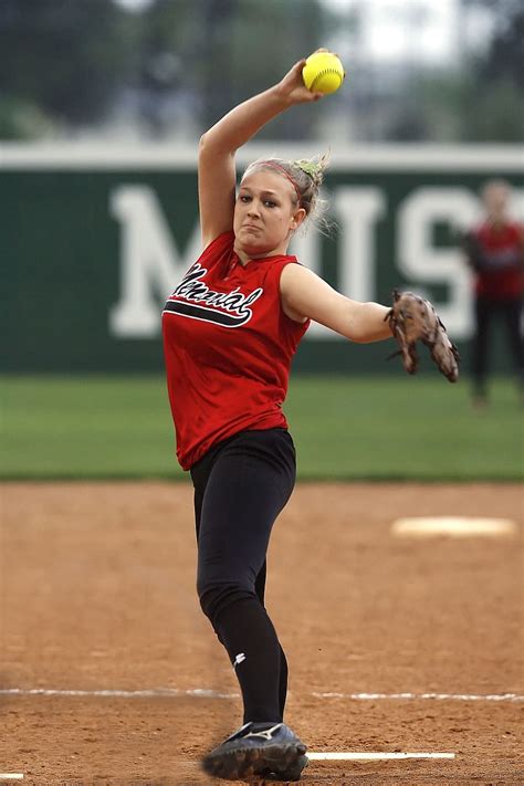 1920x1080px Free Download Hd Wallpaper Softball Pitcher Female Action Pitching Pitcher