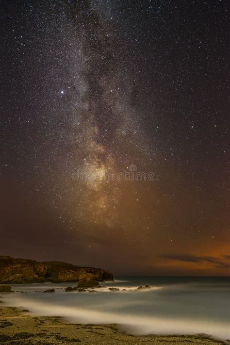 Night Sky Over North Wales Stock Photo Image Of Nature Astro 78203838