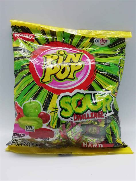 Pin Pop Hard Candy Sour Challenge 72s Sweet Zone