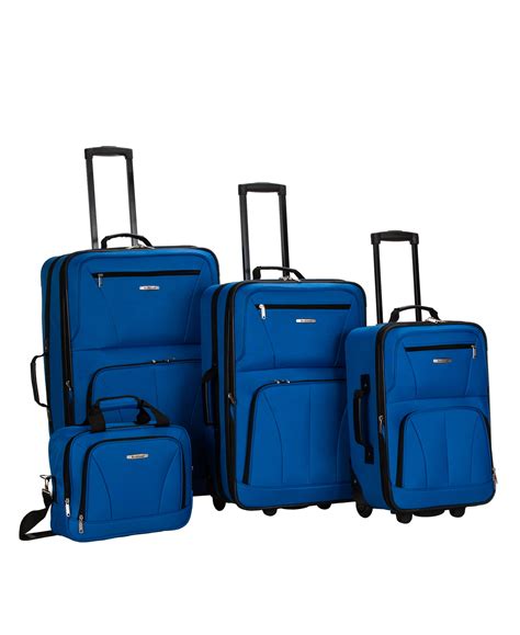 Rockland Luggage Journey 4 Piece Softside Expandable Luggage Set F32