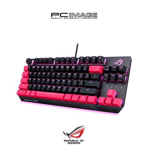 Asus Rog Strix Scope Tkl Electro Punk Gaming Keyboard Pc Image