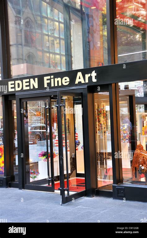 Eden Fine Art Store And Gallery New York Usa Stock Photo Alamy