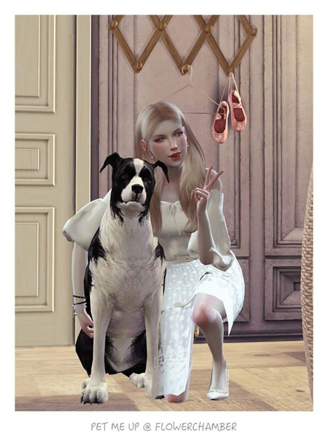 Pet Me Up Poses Sets At Flower Chamber Sims 4 Updates