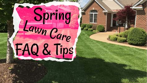 Spring Lawn Care Tips Pplm 804 Call Today 530 2540