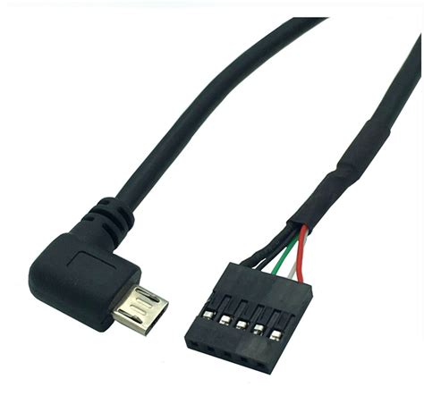 micro usb male to dupont 5 pin female header motherboard pc cable cord connector ebay