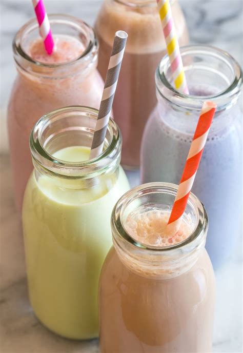 How To Make Flavored Milk Flavored Milk Recipes Flavored Milk Milk