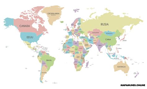 Top 19 Mejores Mapa Político Mundial Con Nombres En 2022