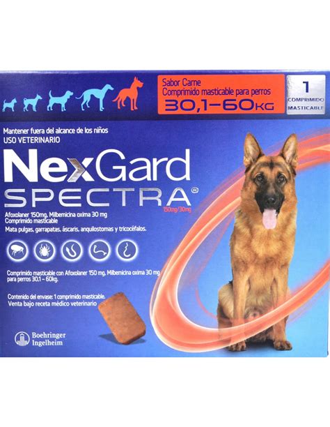 Nexgard Spectra 3 Comprimidos 30 A 60 Kg