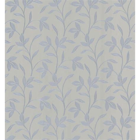 Brewster Flora Grey Trailing Leaves Paper Strippable Roll Wallpaper