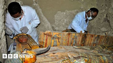 Eight Egyptian Mummies Discovered In Tomb Near Luxor Bbc News