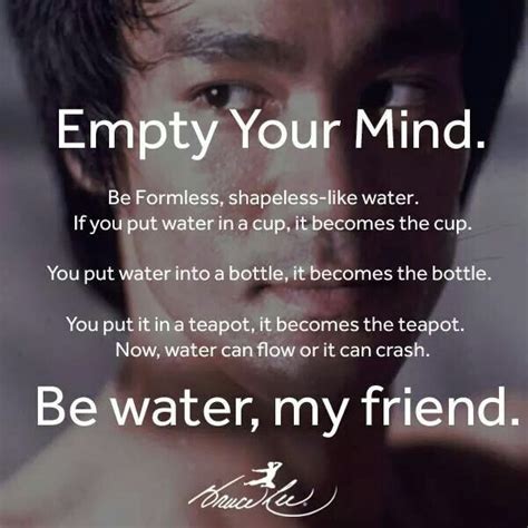 Check out the official bruce lee : Empty your Mind. Be Water. | Bruce lee quotes, Bruce lee ...