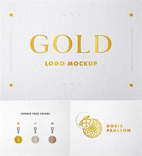 Download Gold Foil Logo Mockup. You will get the infallible ...