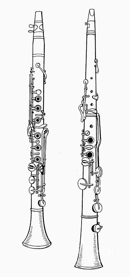 Clarinets Drawing By Granger Fine Art America
