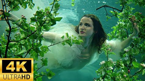 Mystical Underwater Girl Naiad Underwater Girls Asmr 4k Youtube