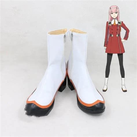 Hot Anime Darling In The Franxx Strelizia 02 Zero Two Cosplay Shoes