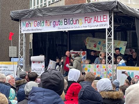 Aktionstag Der Bremer Schulen Mehr Geld Für Gute Bildung Für Alle Schulstiftung Im Bistum