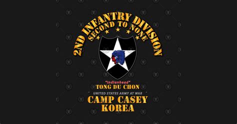 2nd Infantry Div Camp Casey Korea Tong Du Chon Korea Sticker