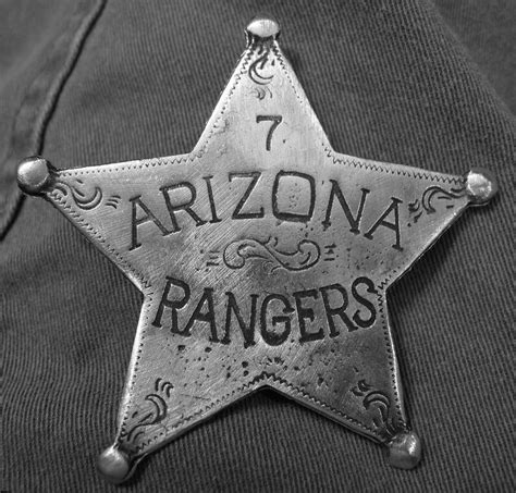 Arizona Ranger Badge Made In The Usa Etsy