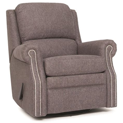 Smith Brothers 731 731 78 731 Gray Fabric Traditional Motorized Swivel